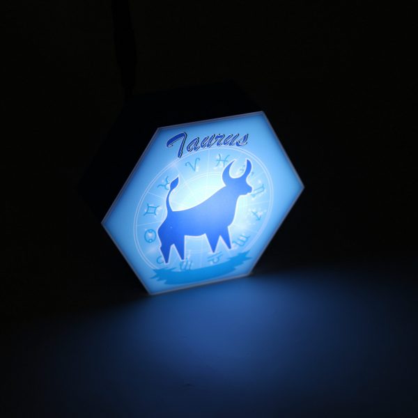 Led lighting Zodiac Sign Taurus - color Blue - Boy