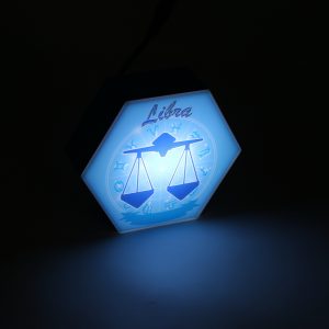 Led lighting Zodiac Sign Libra - color Blue - Boy