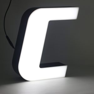 Led lighting letter C
