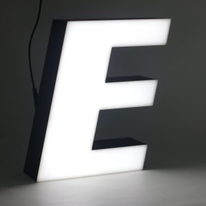 Led lighting letter E