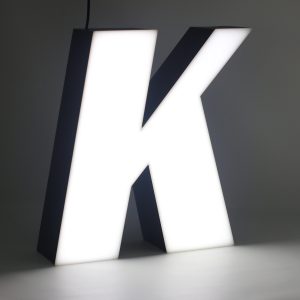 Led lighting letter K
