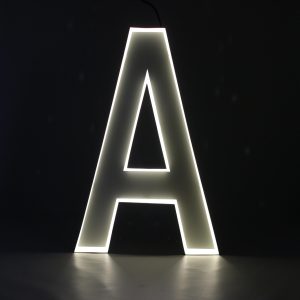 Quizzy Neon Style letter A