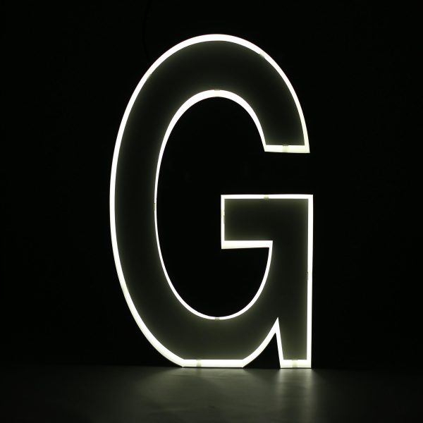 Quizzy Neon Style letter G
