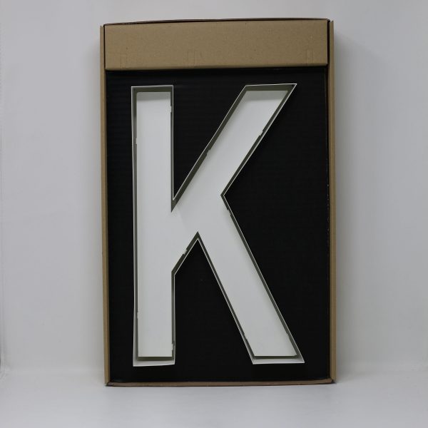 Quizzy Neon Style letter K