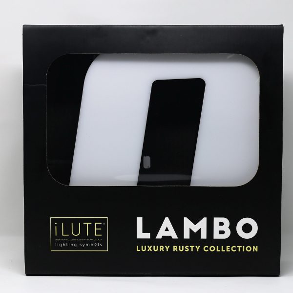 Lambo collection Led lighting letter D