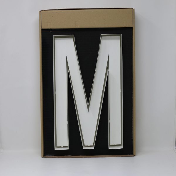 Quizzy Neon Style letter M