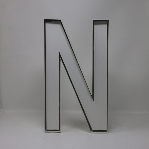 Quizzy Neon Style letter N