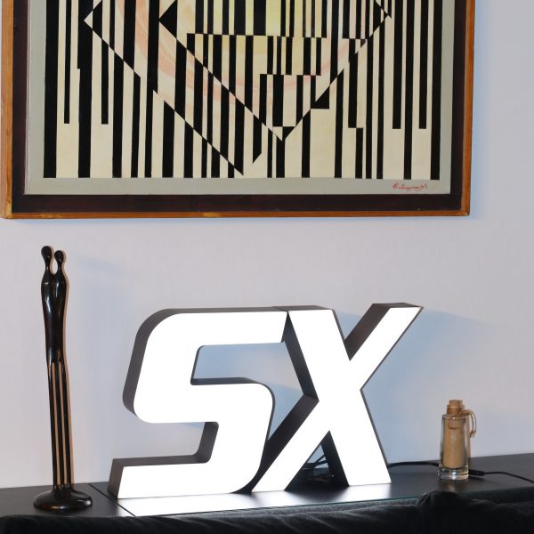Led lighting letters S+X