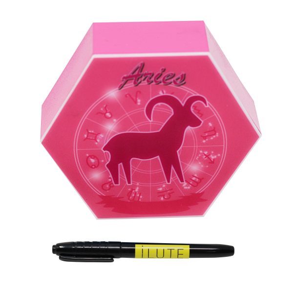 Led lighting Zodiac Sign Aries - color Pink - Girl