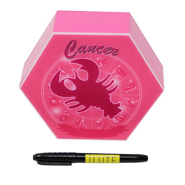 Led lighting Zodiac Sign Cancer - color Pink - Girl