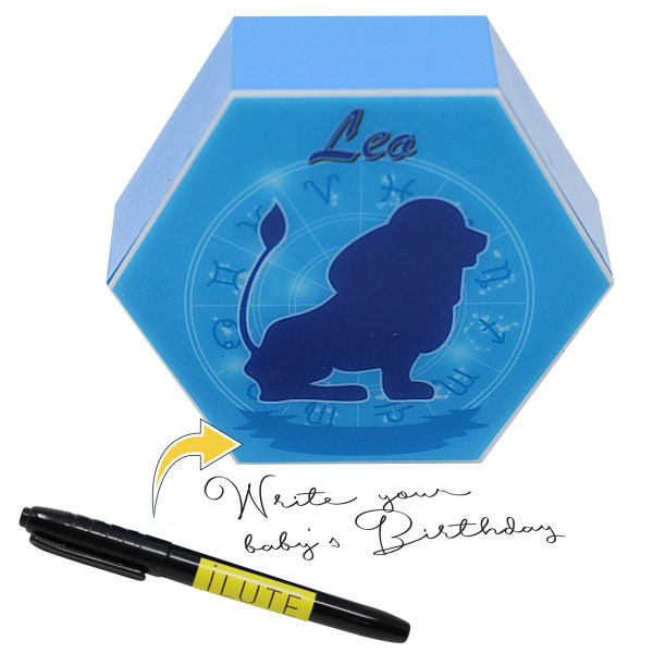 Led lighting Zodiac Sign Leo - color Blue - Boy