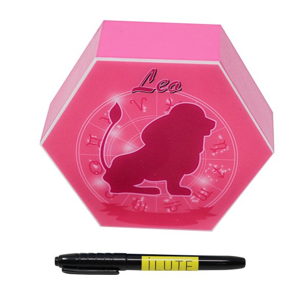 Led lighting Zodiac Sign Leo - color Pink - Girl