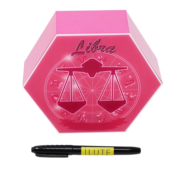 Led lighting Zodiac Sign Libra - color Pink - Girl