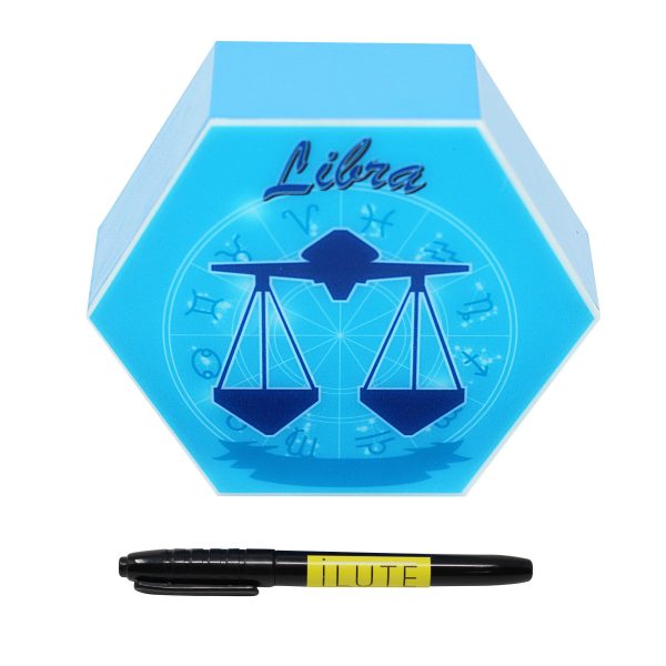 Led lighting Zodiac Sign Libra - color Blue - Boy