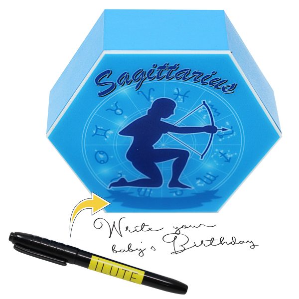 Led lighting Zodiac Sign Sagittarius - color Blue - Boy