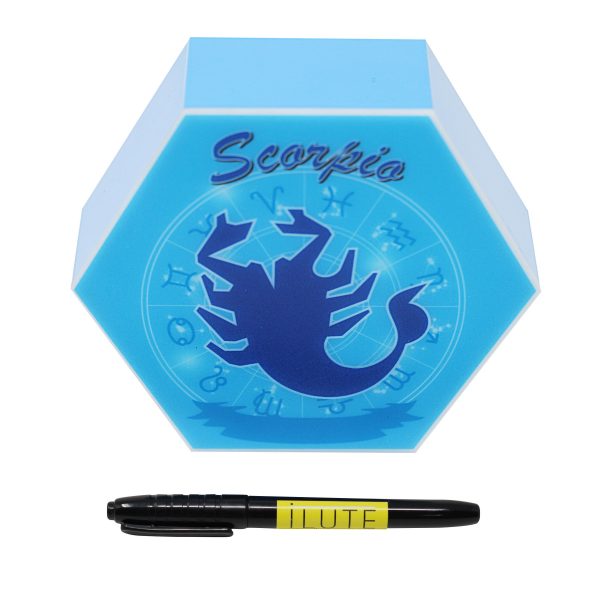 Led lighting Zodiac Sign Scorpio - color Blue - Boy