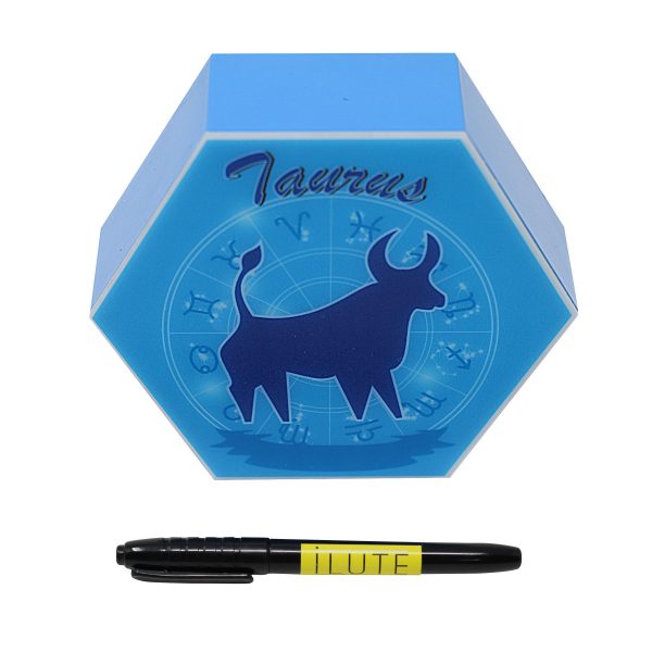 Led lighting Zodiac Sign Taurus - color Blue - Boy