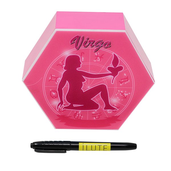 Led lighting Zodiac Sign Virgo - color Pink - Girl