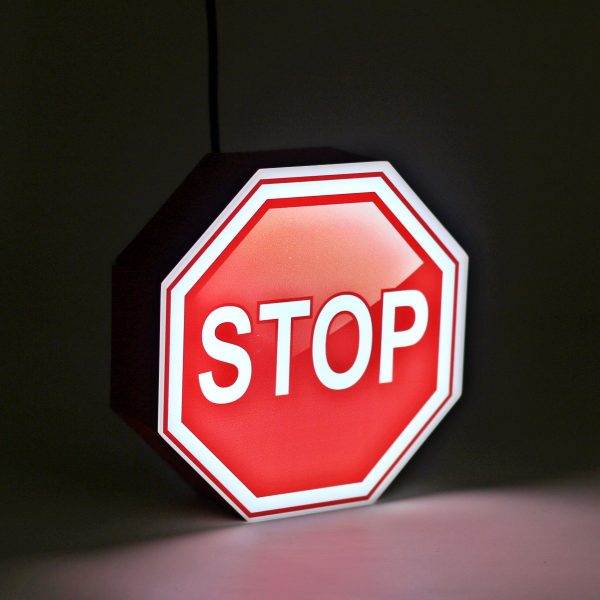 Led lighting symbol Stop