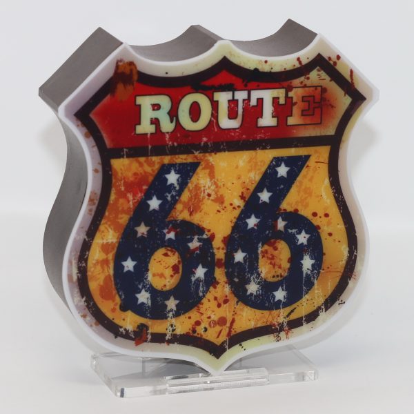 Led lighting symbol Route 66