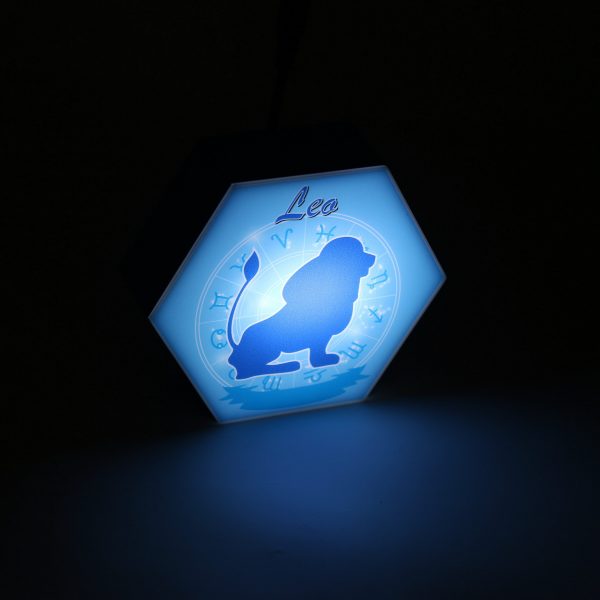 Led lighting Zodiac Sign Leo - color Blue - Boy