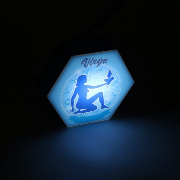 Led lighting Zodiac Sign Virgo - color Blue - Boy
