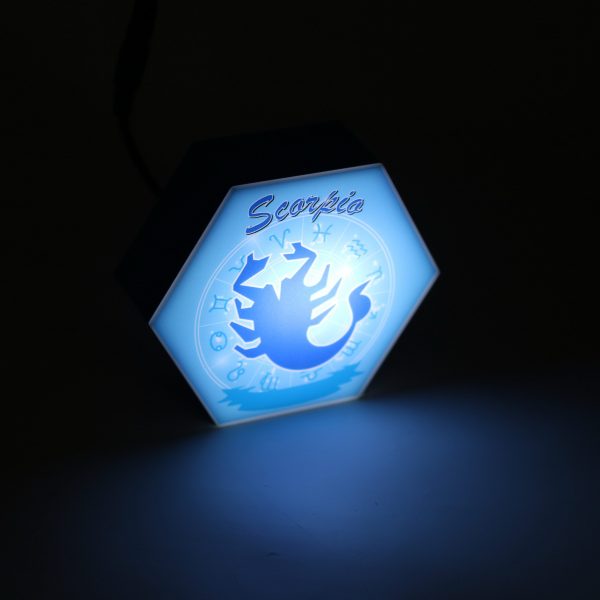 Led lighting Zodiac Sign Scorpio - color Blue - Boy
