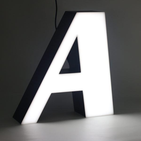 Led lighting letter A