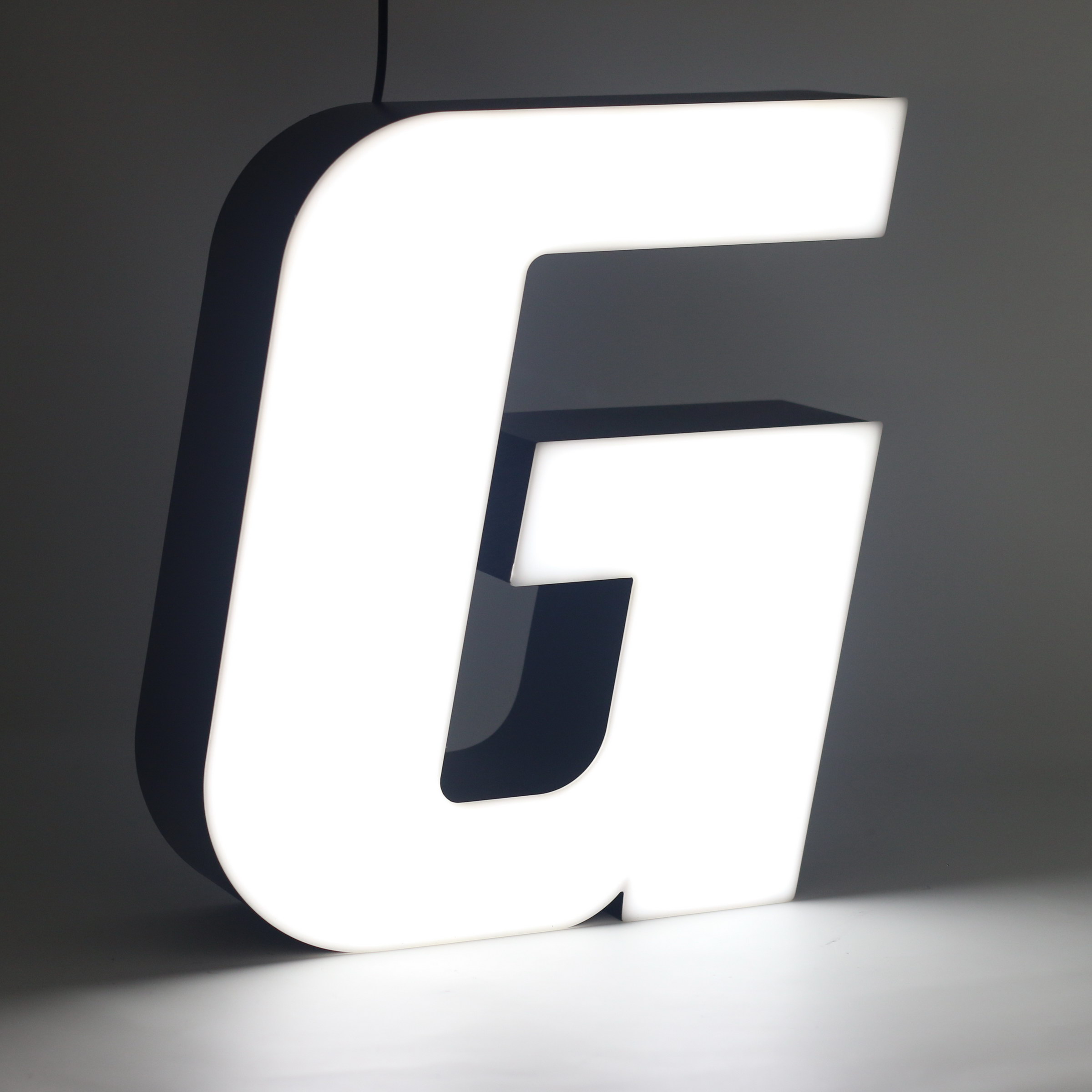 Led lighting letter G Led lighting letter G