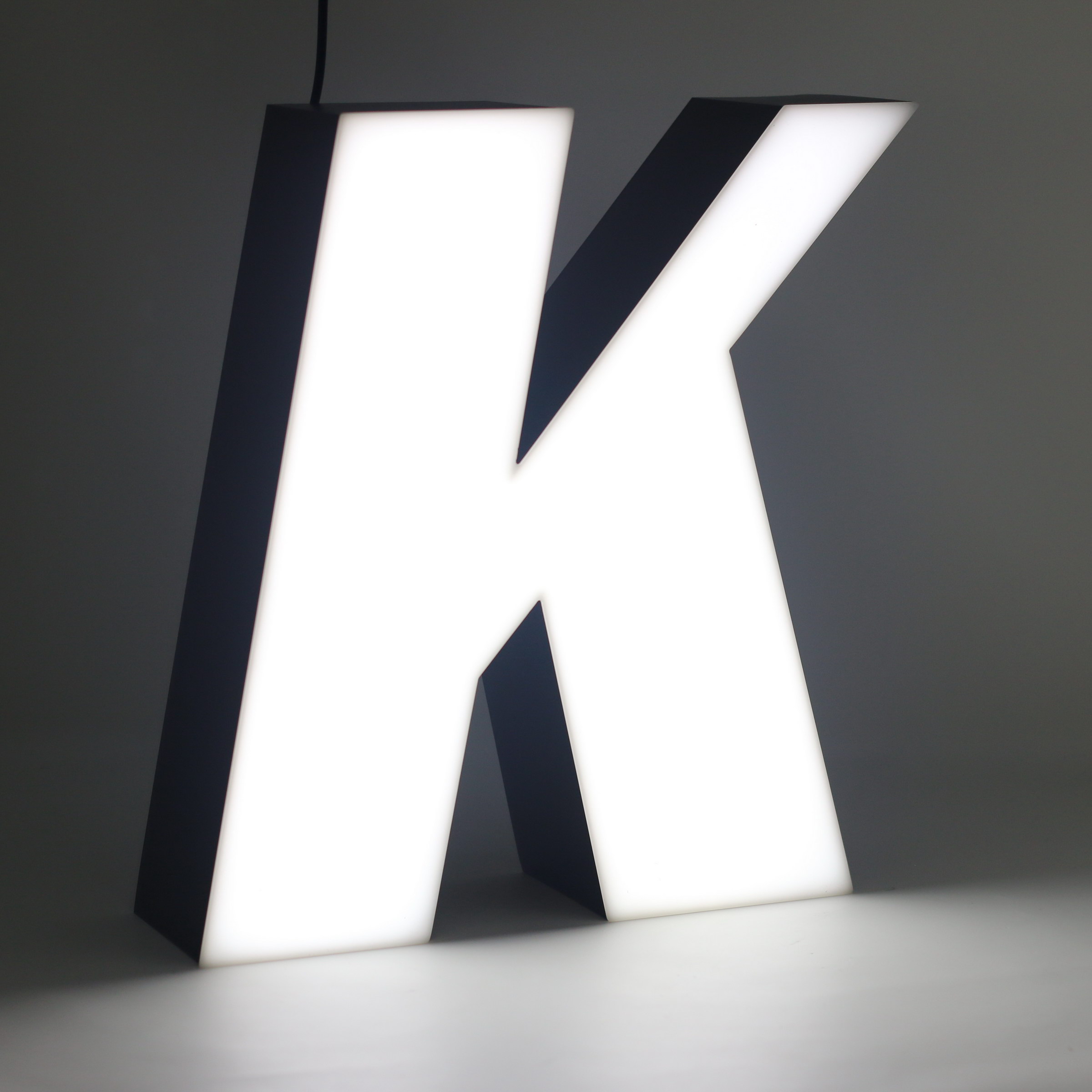 Led lighting letter K Led lighting letter K