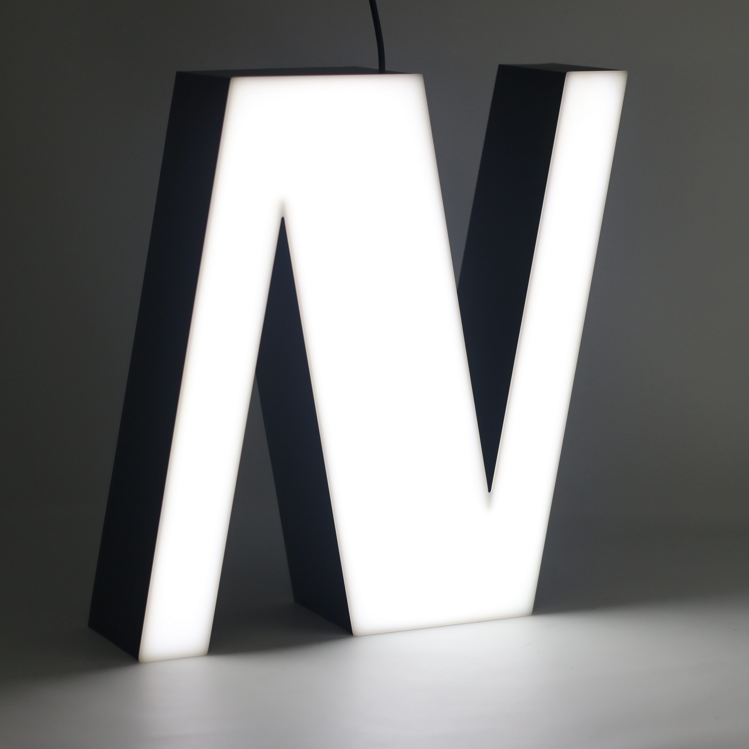 Led lighting letter N Led lighting letter N