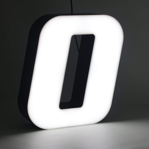 Led lighting letter O