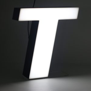 Led lighting letter T