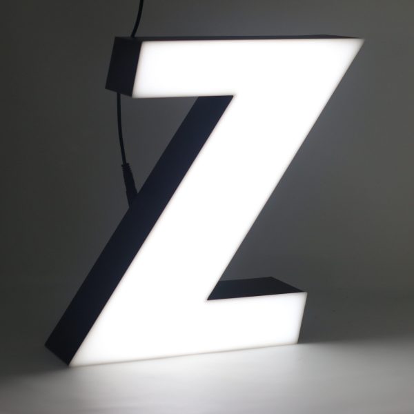 Led lighting letter Z