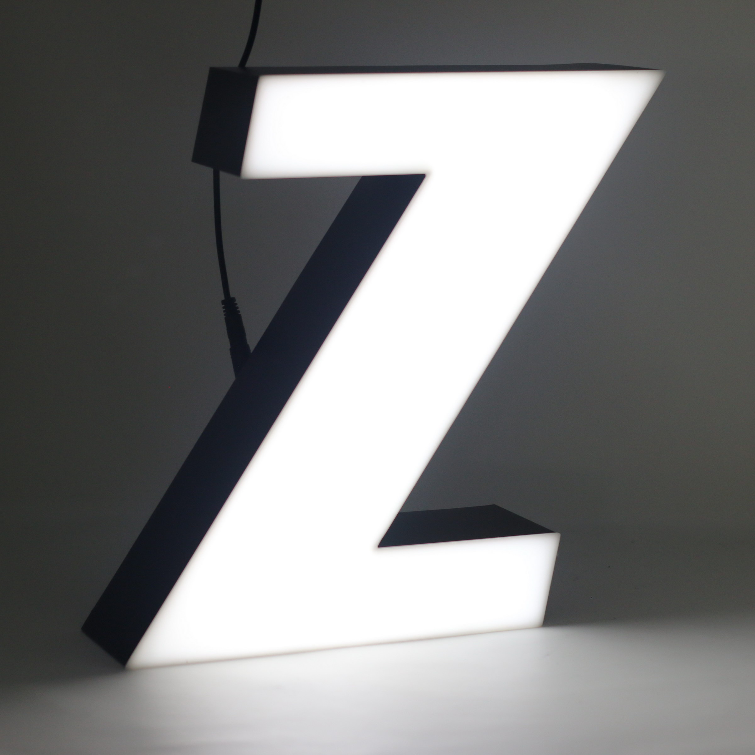 Led lighting letter Z