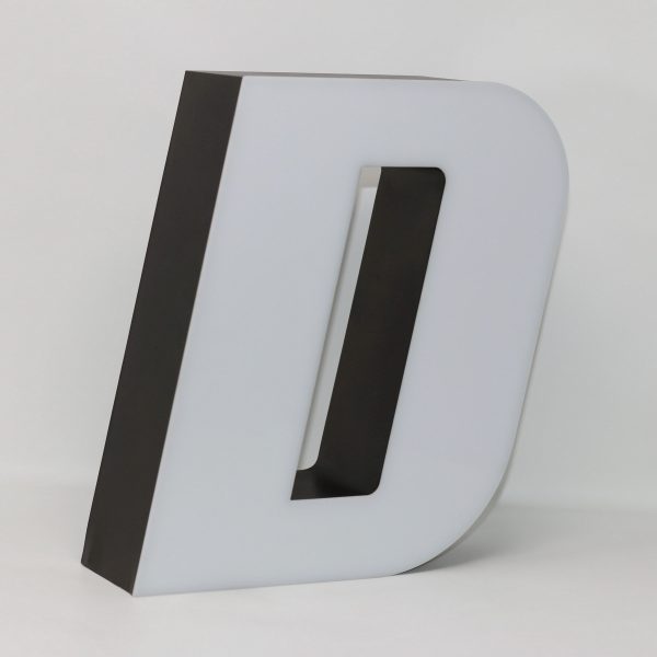 Lambo collection Led lighting letter D