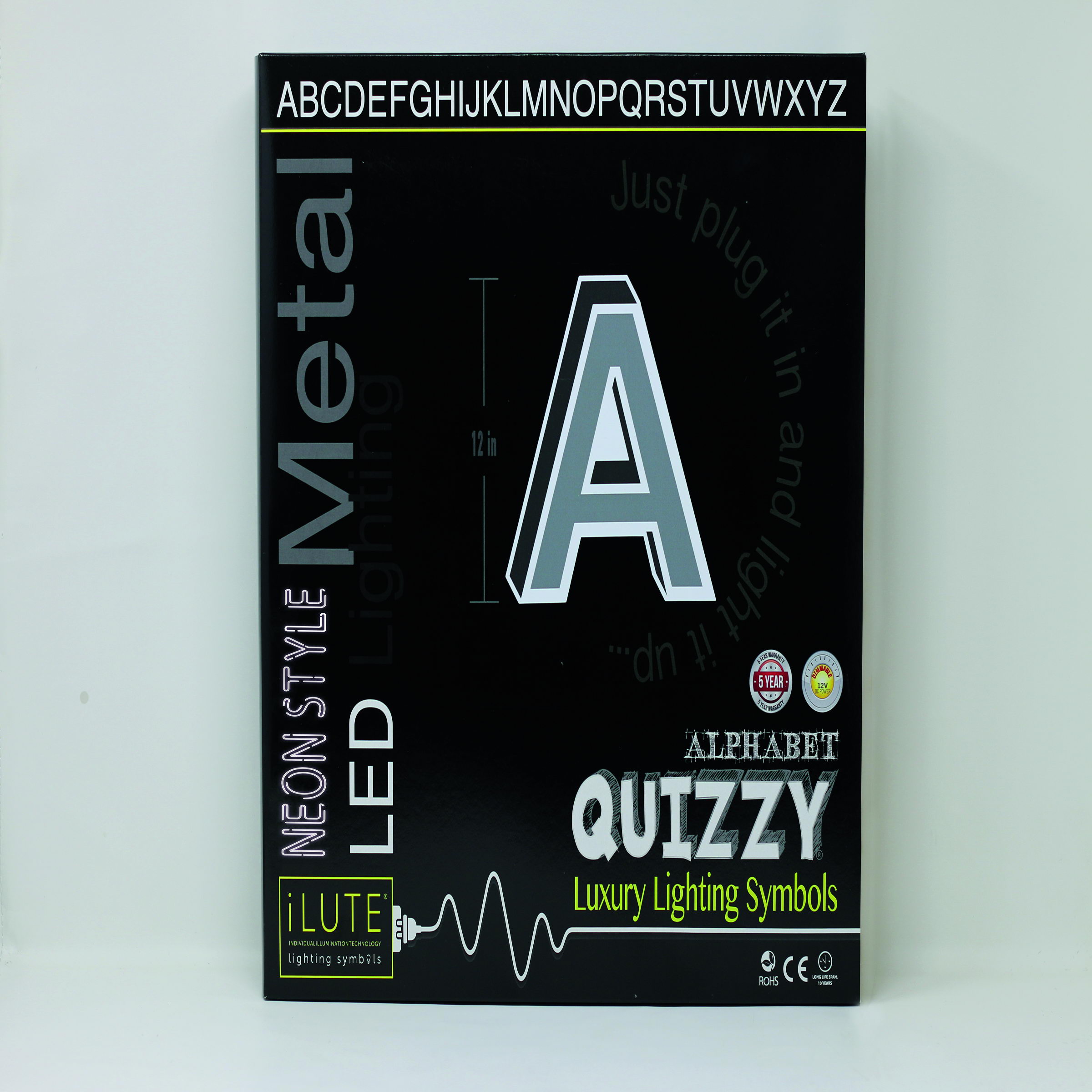 Quizzy Neon Style letter A Quizzy Neon Style letter A