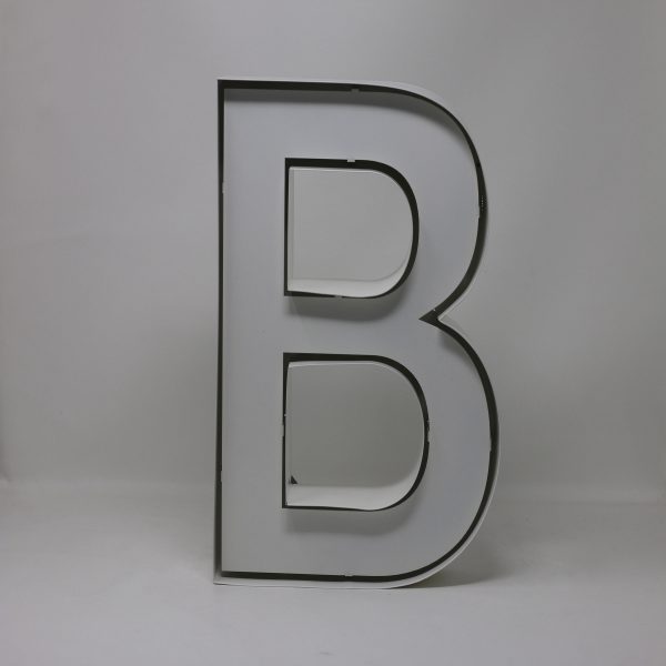 Quizzy Neon Style letter B