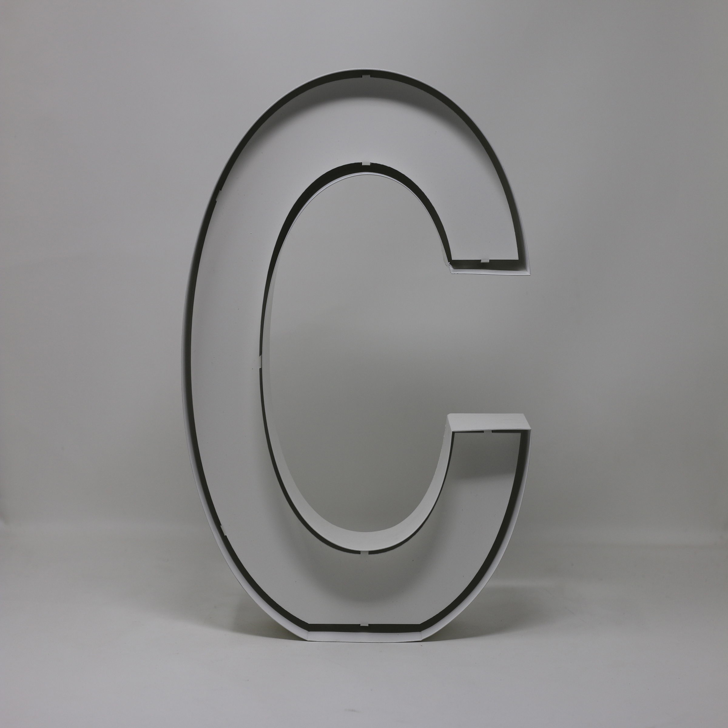 Quizzy Neon Style letter C Quizzy Neon Style letter C