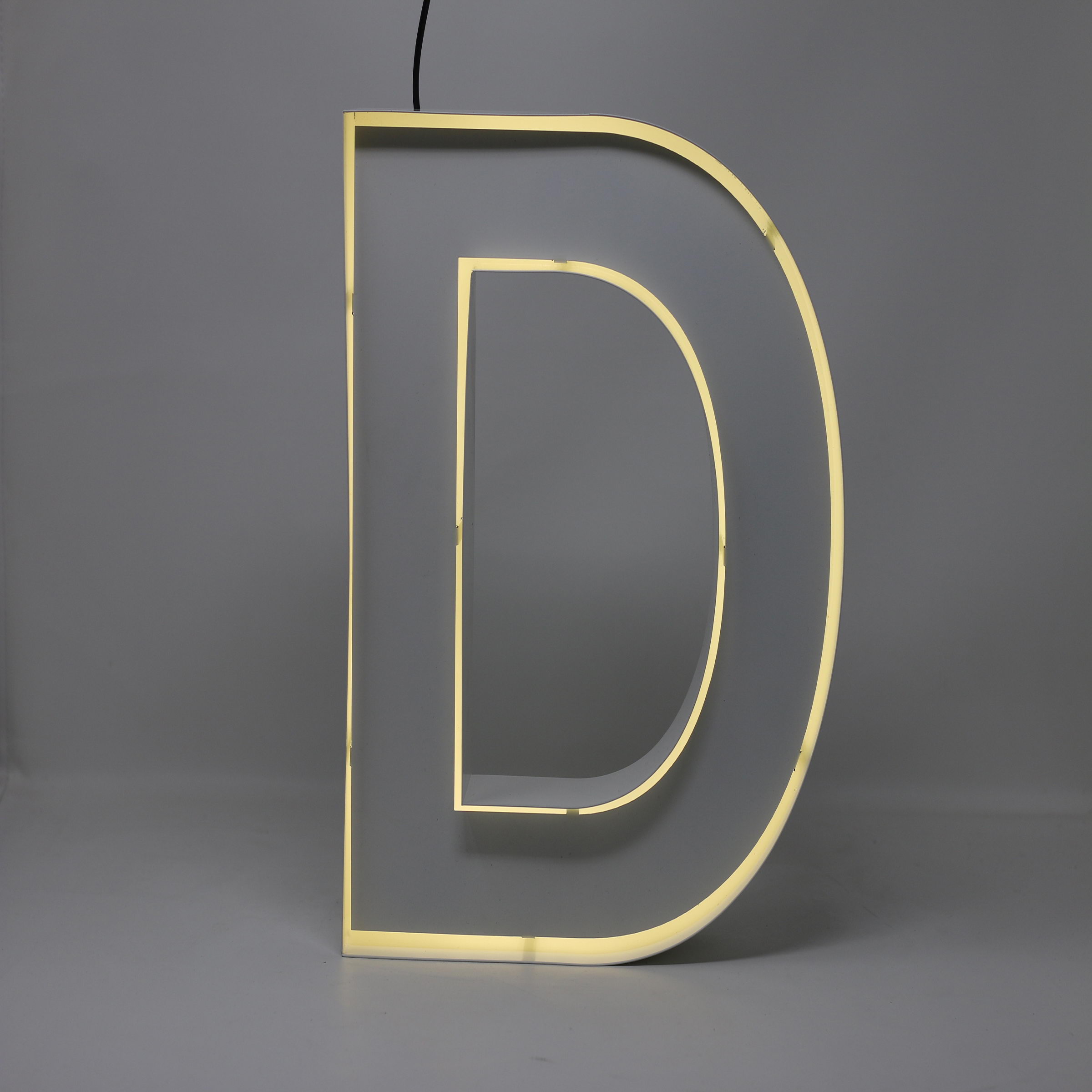 Quizzy Neon Style letter D Quizzy Neon Style letter D
