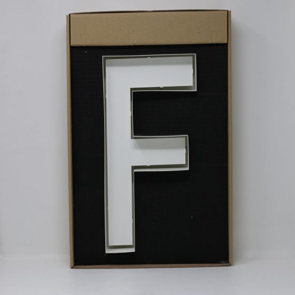 Quizzy Neon Style letter F