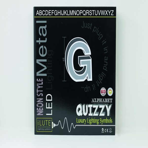 Quizzy Neon Style letter G