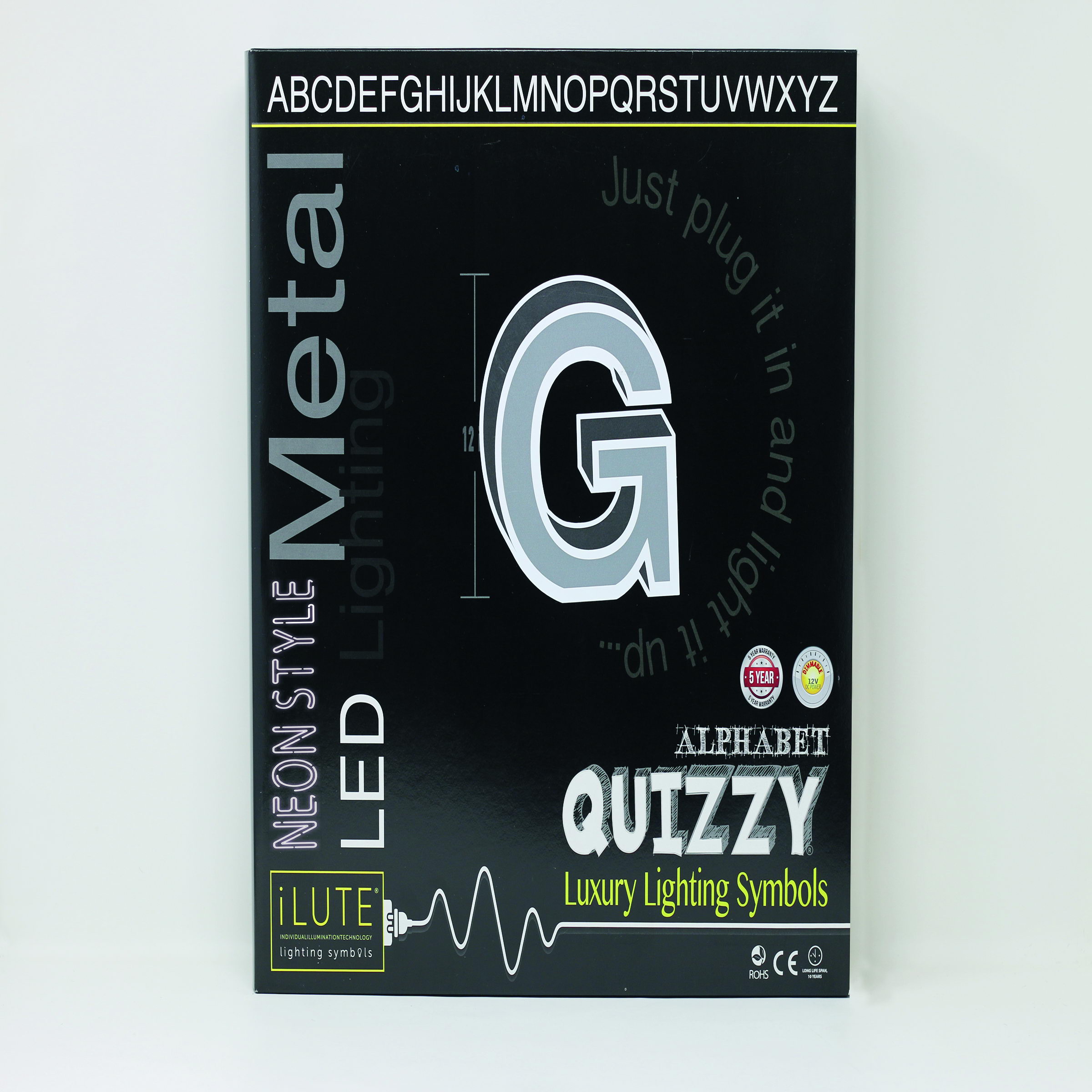 Quizzy Neon Style letter G Quizzy Neon Style letter G