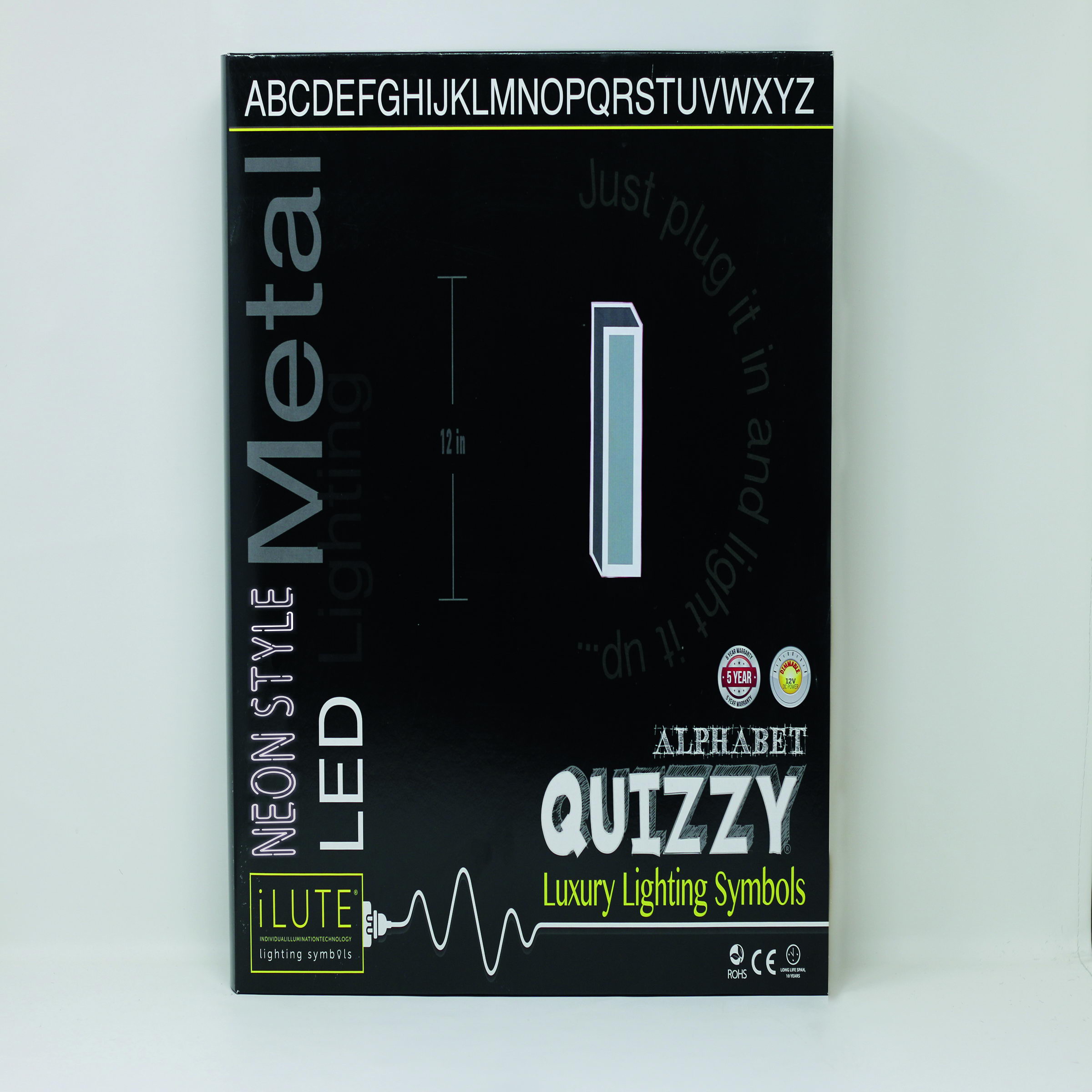 Quizzy Neon Style letter I Quizzy Neon Style letter I