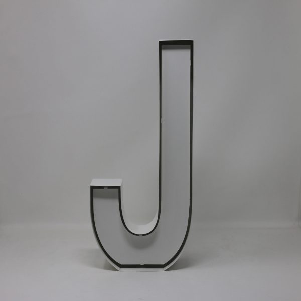 Quizzy Neon Style letter J