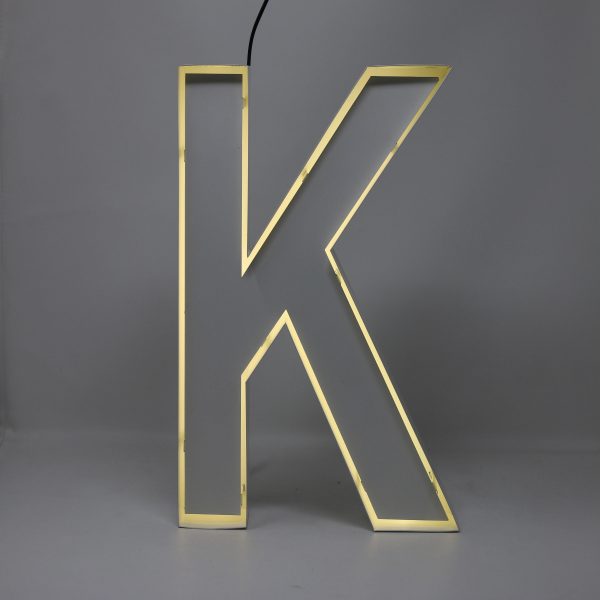 Quizzy Neon Style letter K