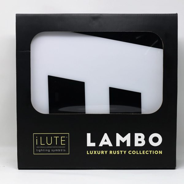 Lambo collection Led lighting letter E