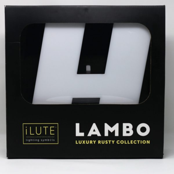 Lambo collection Led lighting letter H