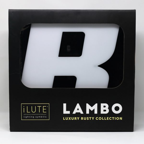 Lambo collection Led lighting letter R