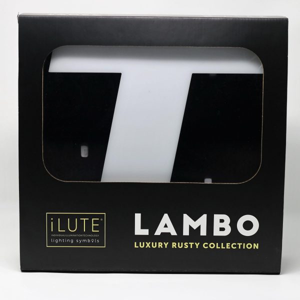 Lambo collection Led lighting letter T